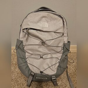 The North Face Gray Backpack Versatile Outdoor Essential